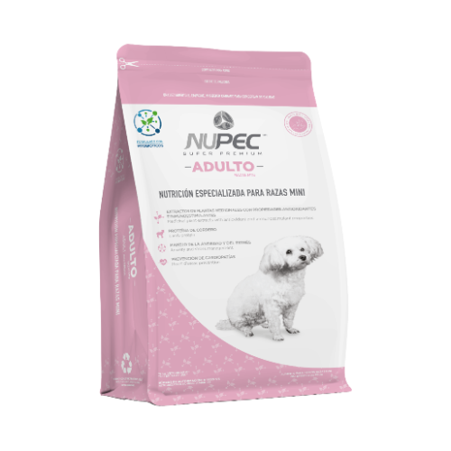 Nupec alimento para perro adulto de raza mini