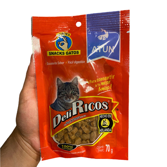 Deliricos Premios Para Gato Bolsa 70g