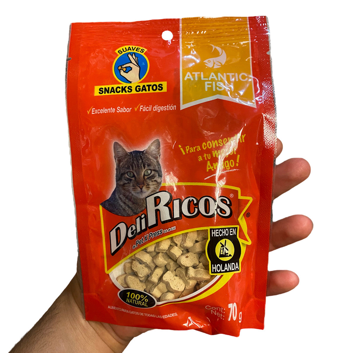 Deliricos Premios Para Gato Bolsa 70g