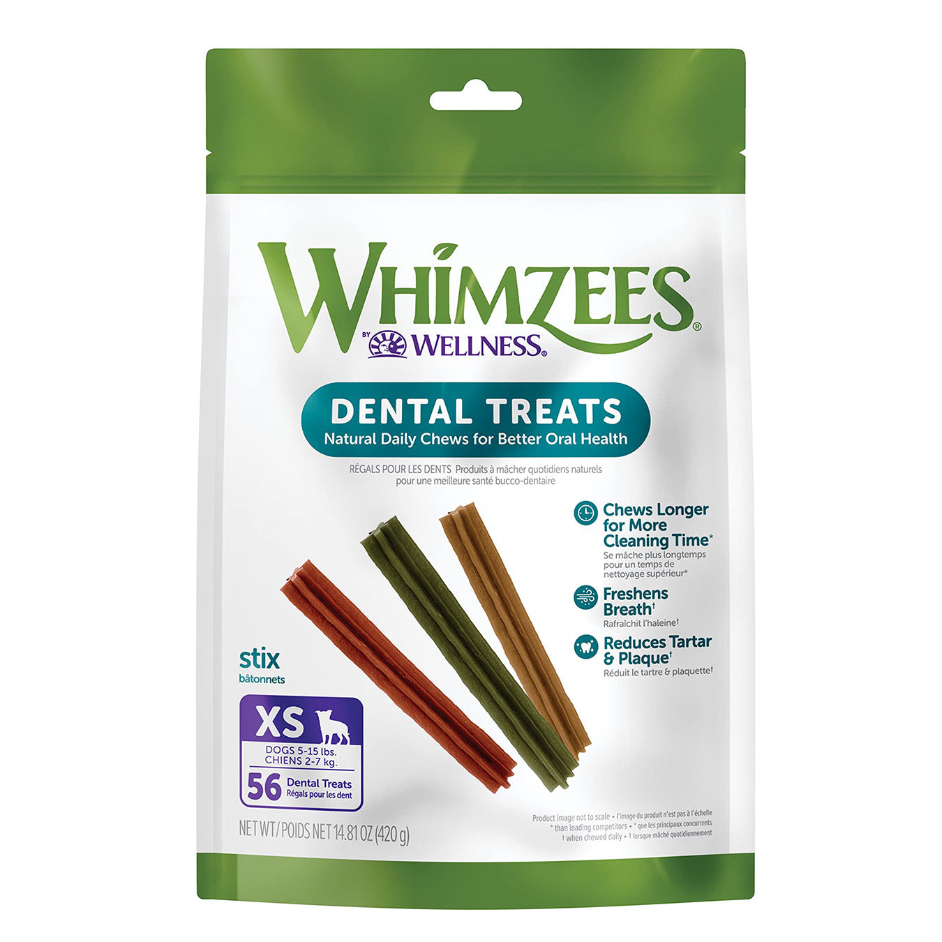 Whimzees bolsa palito