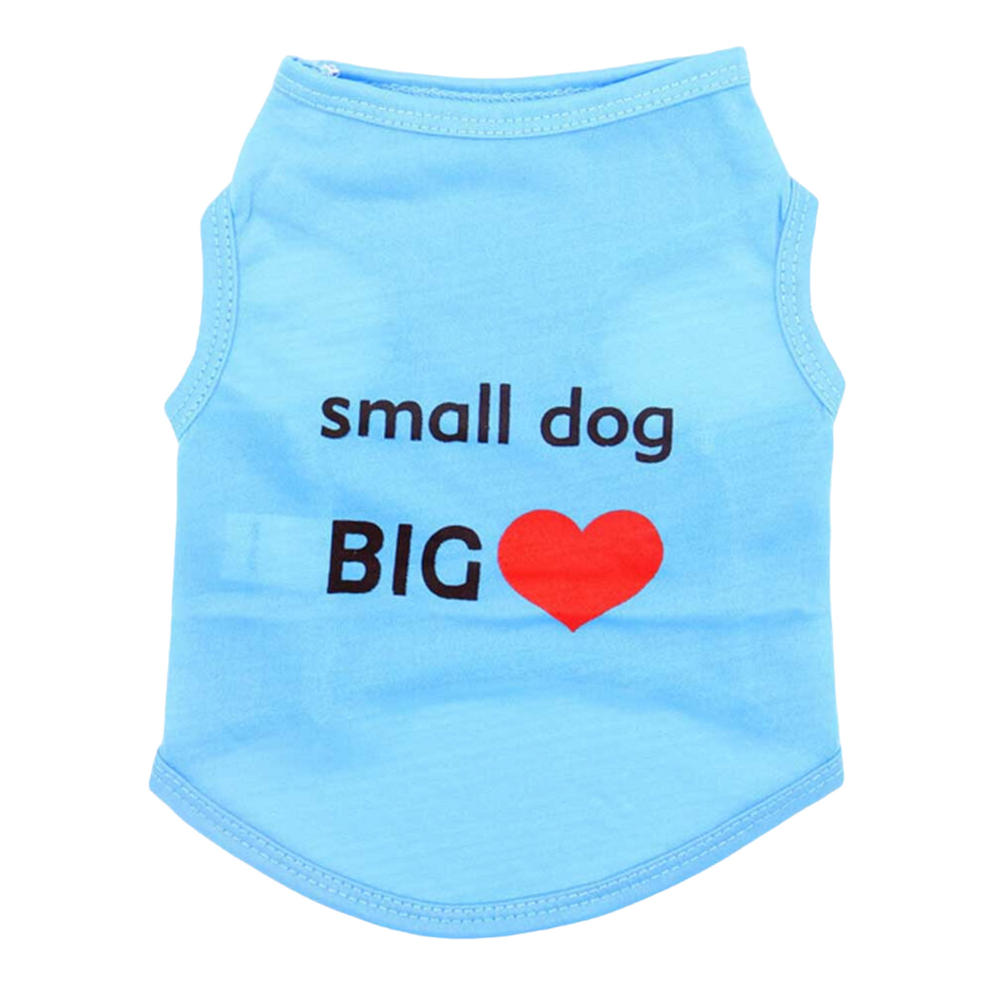 Camiseta Small dog big heart