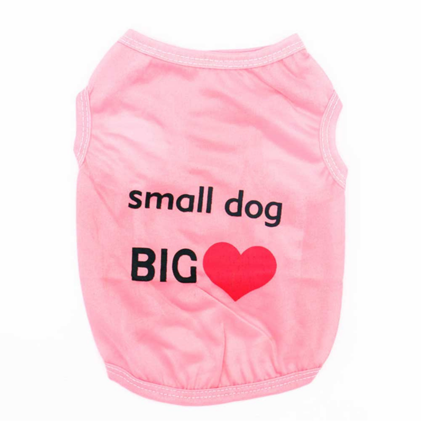 Camiseta Small dog big heart