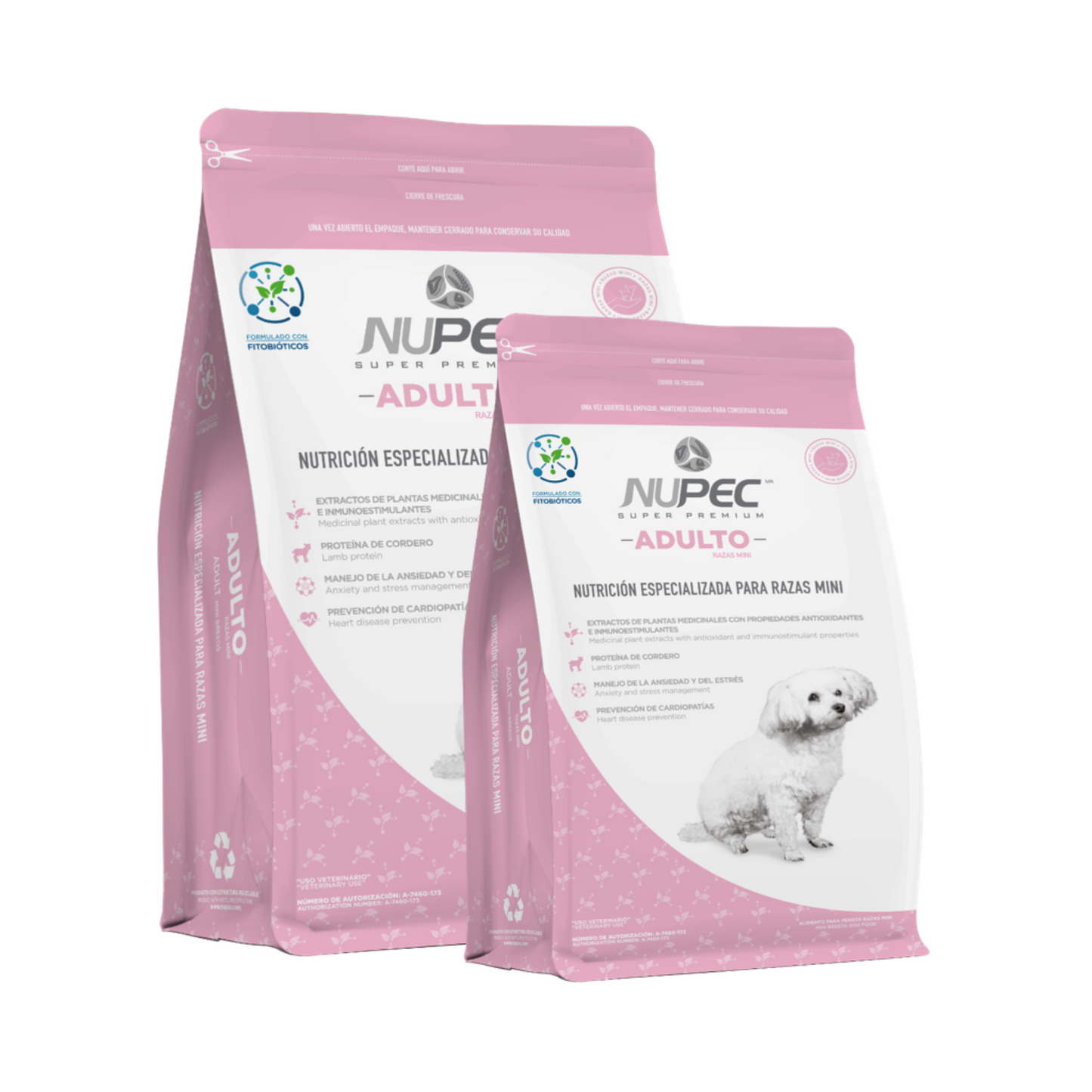 Nupec alimento para perro adulto de raza mini