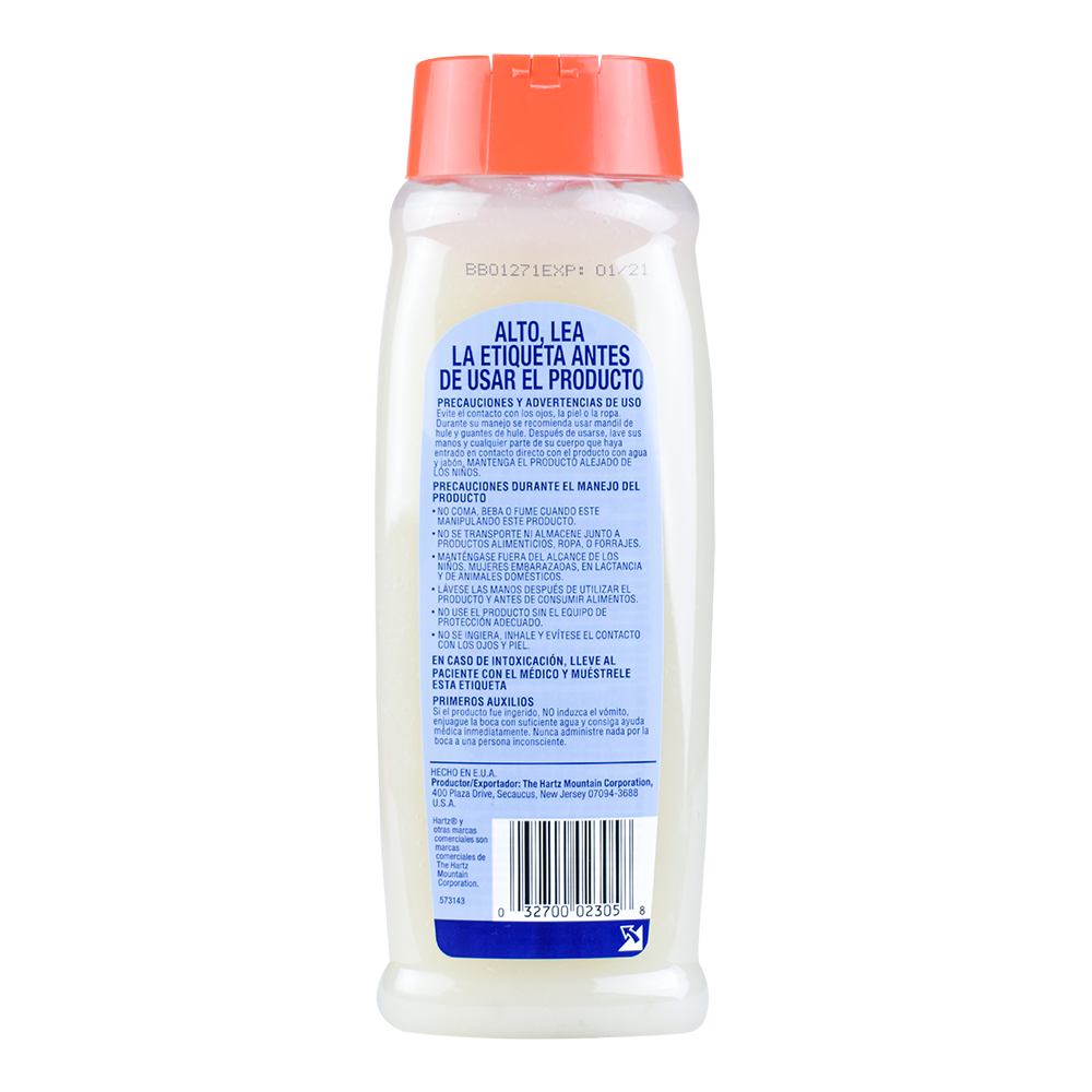 Shampoo antipulgas avena