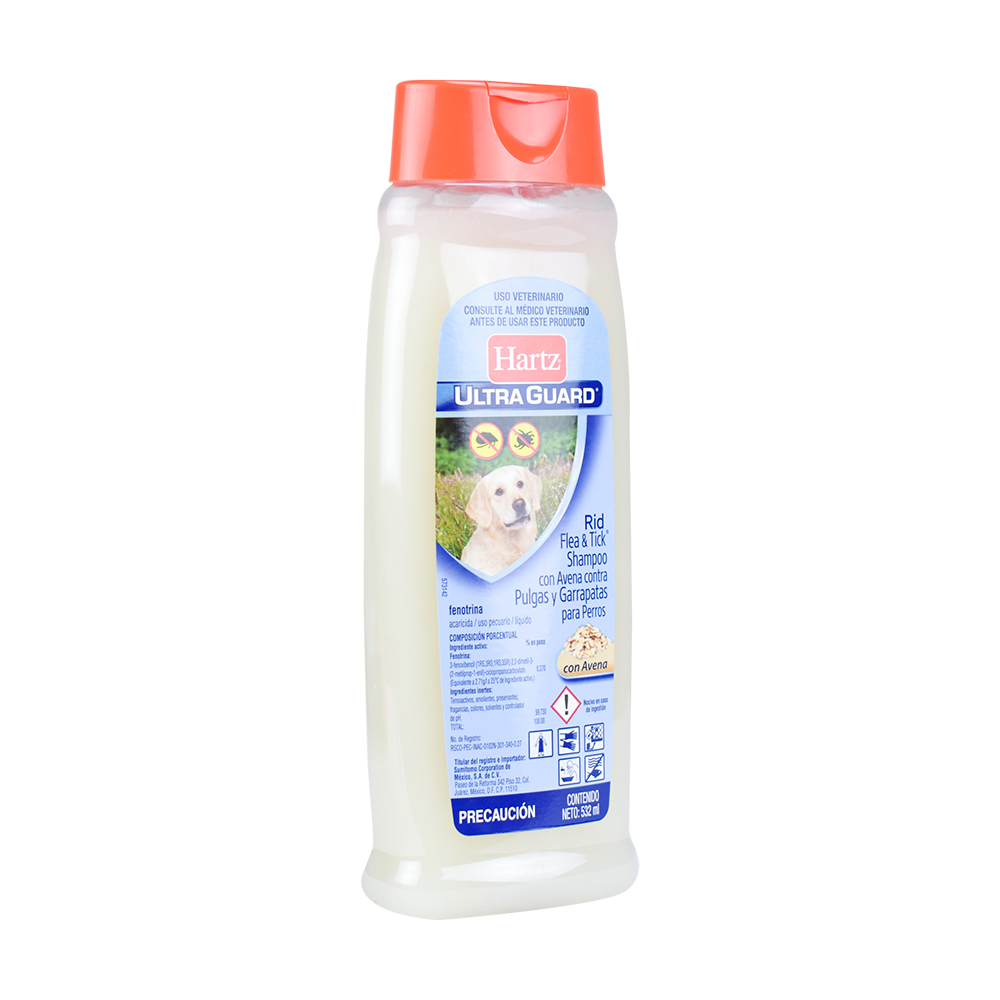 Shampoo antipulgas avena