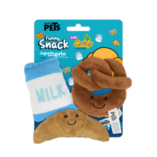 Pack de 3 juguetes para gato de snacks