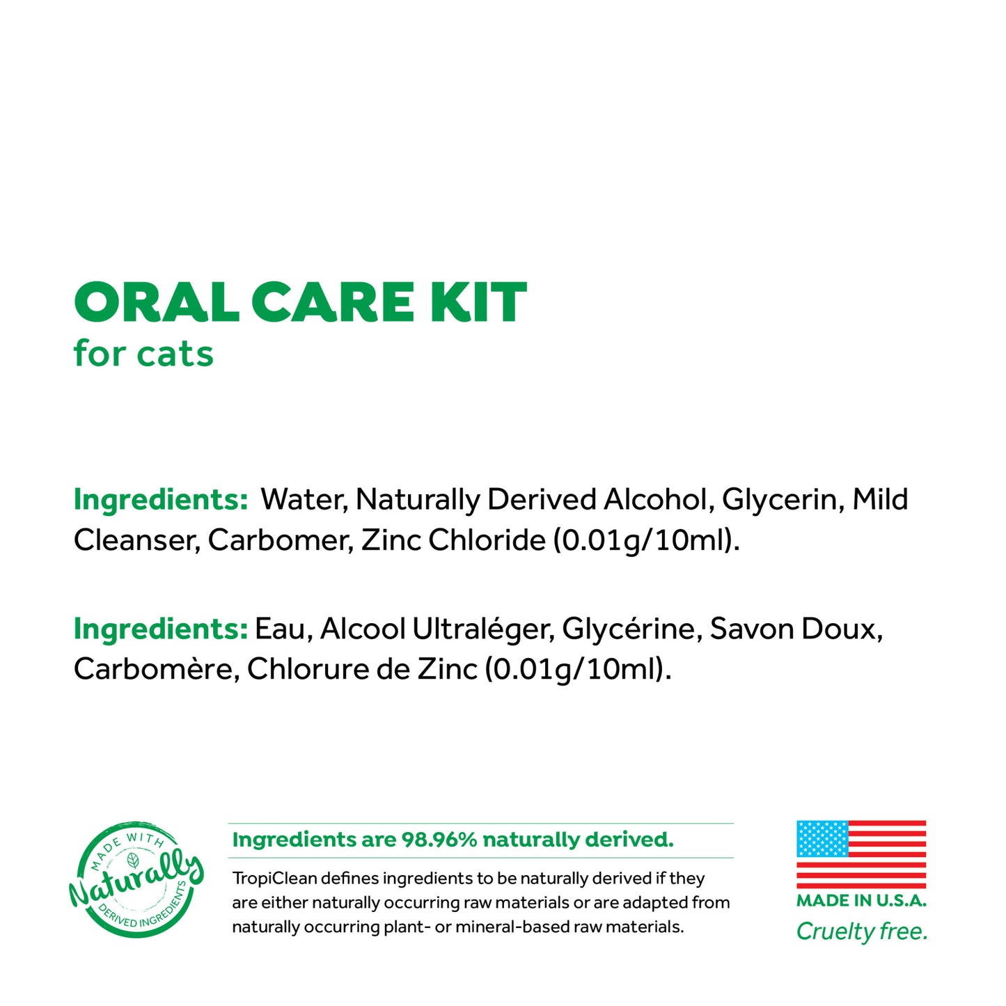 Kit de cuidado bucal aliento fresco para gatos