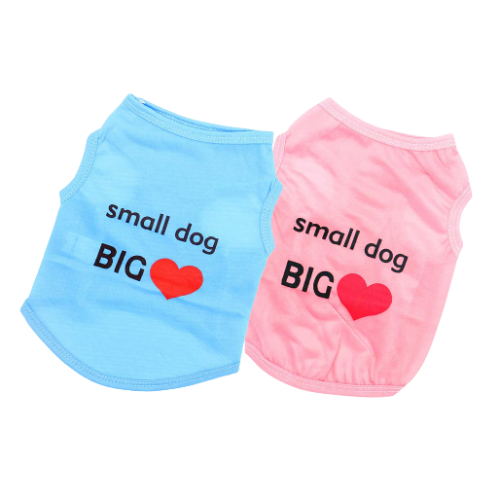 Camiseta Small dog big heart