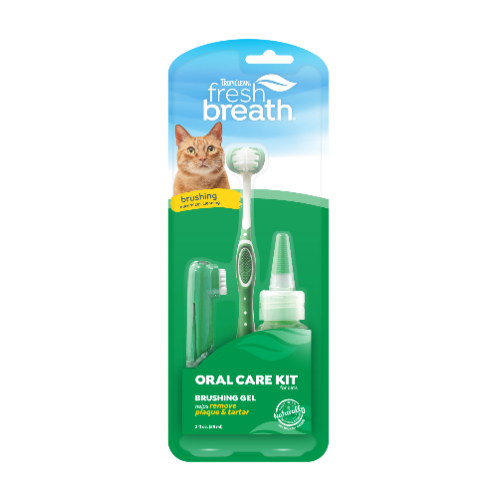 Kit de cuidado bucal aliento fresco para gatos