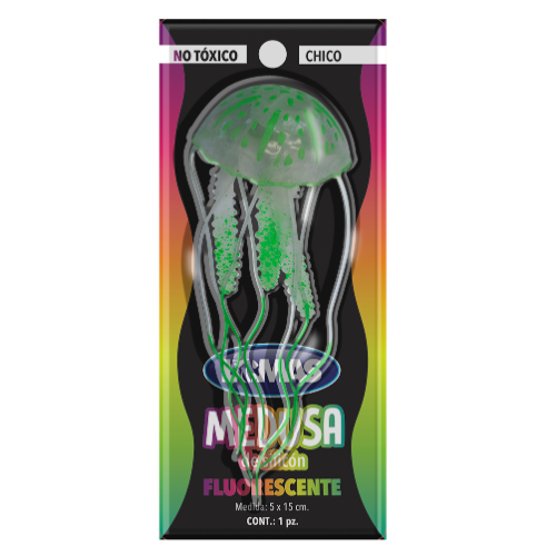 Medusa fluorescente