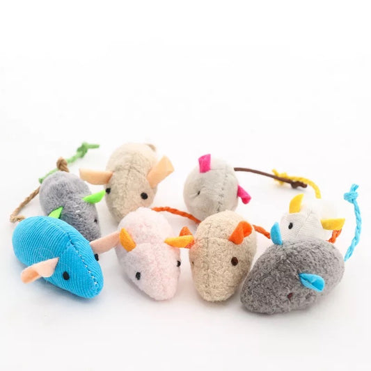 Set de 3 ratoncitos de peluche