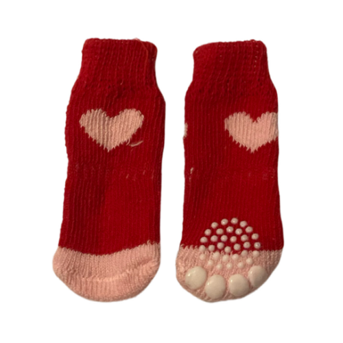 Calcetines con estampado de corazón