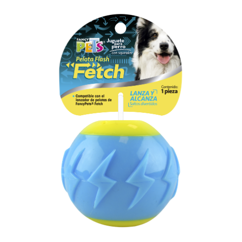 Pelota flash con sonido fetch