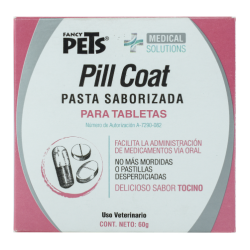 Pill coat pasta saborizada para mascotas